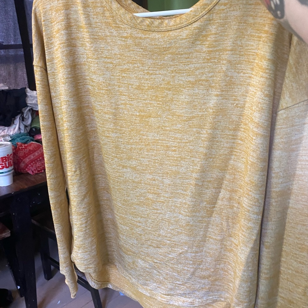 Yellow long sleeved
